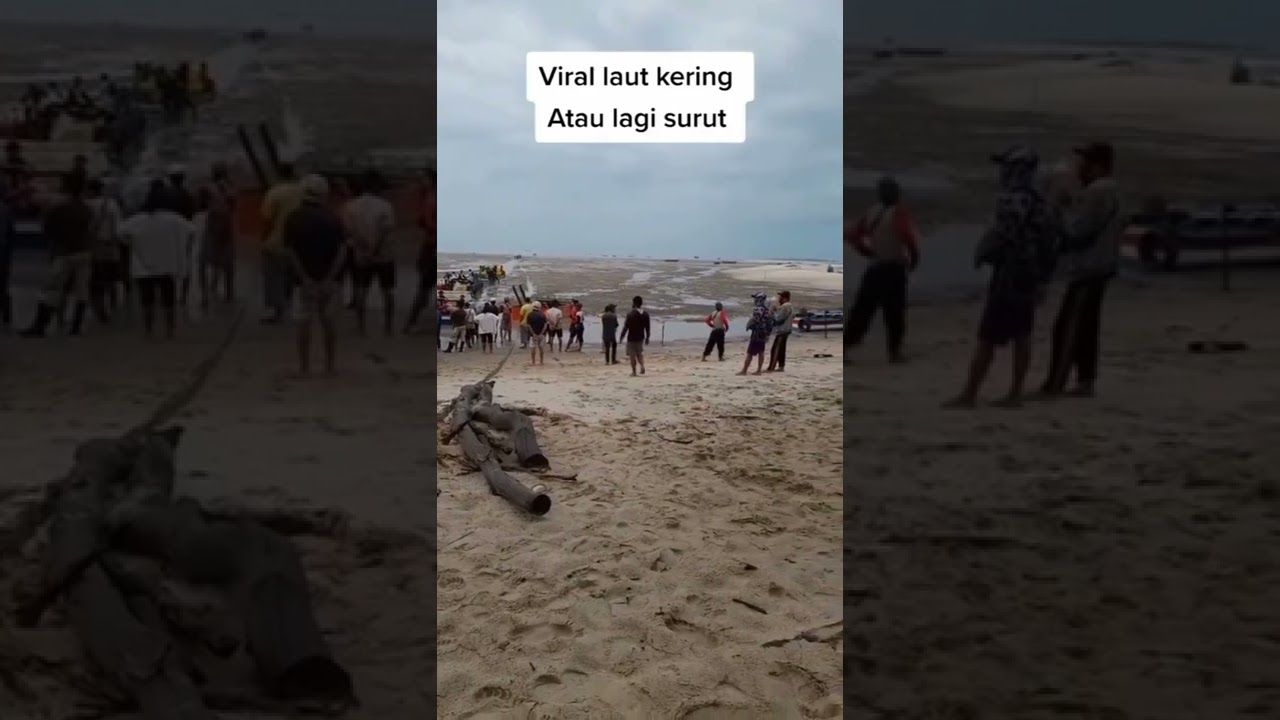 Video Air Laut Surut Di Bangka Belitung Terjadi Tsunami Shorts TKHUNT