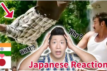 FUNNY ACTION SCENES from INDIAN BOLLYWOOD MOVIES - JAPANESE REACTION