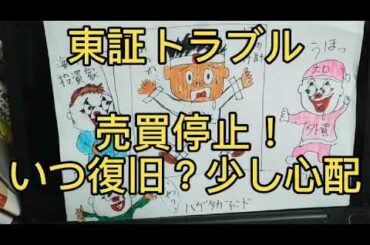 東証システムトラブル？株取引停止！いつ復旧？少し不安