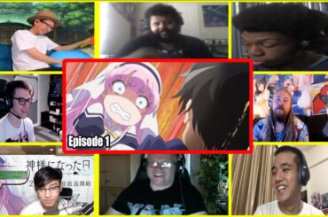 😂😂 +9 Reactors:The Day I Became a God Episode1 Reaction 神様になった日 1話 リアクション 反応