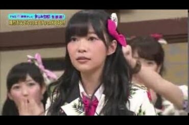 AKB48 VS 爆裂お父さん VS 女芸人!!　AKB48（大島優子・指原莉乃・他）回される＋顔面蹴り（笑）FNS27時間テレビ（生放送）