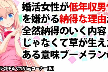 「女性が低年収男性を嫌う納得な理由」が全然納得できなくて草w【パウラのゆるぐだVlogコーナー(仮)】