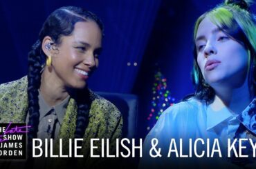 Billie Eilish & Alicia Keys Perform Ocean Eyes