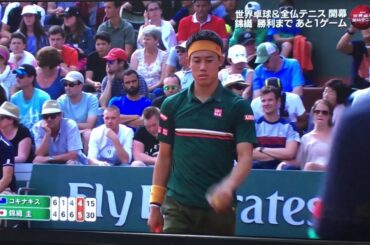 【全仏テニス2017】逆転勝利で一回戦突破！錦織圭選手