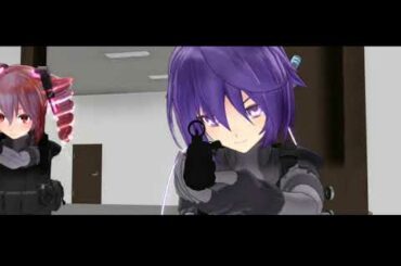 【MMD】ヘリボーン、突入、人質救出