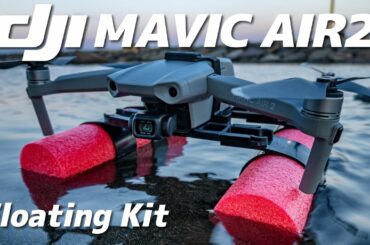 Mavic Air2水上に降り立つ！フローティングキットがちゃんと使えるのか検証しました。