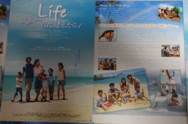 Ｌｉｆｅ　天国で君に逢えたら (2007) 映画チラシ 伊東美咲 川島海荷