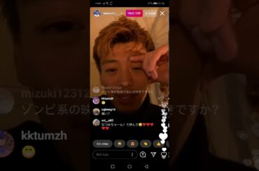 竹内涼真 インスタライブ  2020/12/11 🌺  Instagram Live takeuchi 2020.12.11