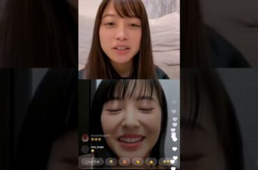 橋本環奈 浜辺美波 コラボ インスタライブ 2020/12/19