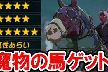 【ゼルダの伝説 BotW】マモノの馬をゲット！優秀なサラブレッドを簡単に捕まえる方法！ミニゲーム「馬レース」の攻略法も解説 ゼルダの伝説 ブレス オブ ザ ワイルドの実況プレイ攻略動画