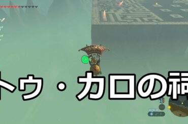 [ゼルダの伝説]トゥ・カロの祠をクリアした。宝箱もコンプリートした。～蛮族の兜が手に入る～