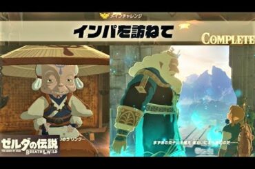 【インパを訪ねて　メインチャレンジ】 攻略 ゼルダの伝説 ブレスオブザワイルド  "Seek Out Impa" BREATH OF THE WILD