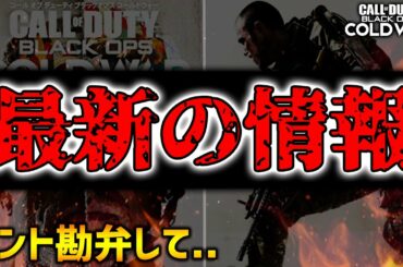 【速報】ヤバイ新武器くるぞ！((CoD/BOCW最新ニュース。【アップデート/リーク情報】