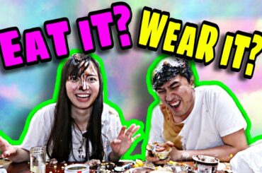 EAT IT OR WEAR IT with NAME IT CHALLENGE || Seara & Clyde