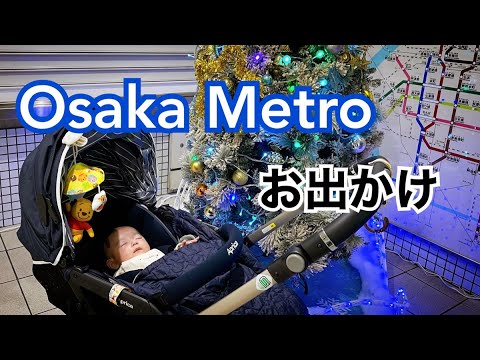 11月の夏日にosaka Metroでイオンモールまで買い物に行って京セラドーム大阪をお散歩した生後2ヶ月半の赤ちゃんと家でお留守番をしていたチワワとイタリアングレーハウンド イタグレ Tkhunt