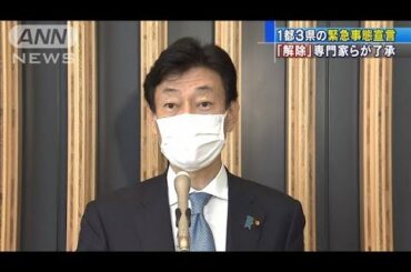 1都3県の緊急事態宣言　21日「解除」専門家らが了承(2021年3月18日)