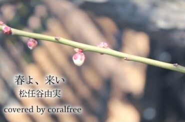 「春よ、来い」松任谷由実 歌詞付 / covered by coralfree