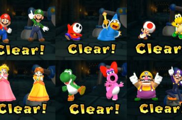 Mario Party 9 - All Characters Clear Animation (マリオパーティ9-すべてのキャラクターがアニメーションをクリア)