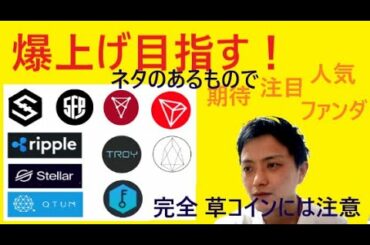 仮想通貨IOST,XRP,ステラルーメン,QTUM,SFP,CHZ,TROY,TRX,KEY,EOS2021 3 21銘柄分析