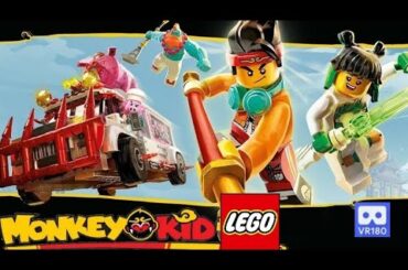 3D 180VR 4K New LEGO Monkey Kid & Monkey King Warrior Mech LEGO