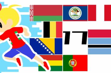 ピタゴラ国旗リレー１７（２０２１年の東京オリンピック開会式入場順を予想） | 学習 | 国旗 | アニメ | イクマン
