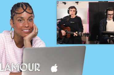 Alicia Keys Watches Fan Covers on YouTube | Glamour