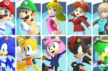 Mario & Sonic at the Olympic Games Tokyo 2020 - All Characters & Costumes