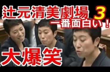 国会 爆笑 辻元清美劇場３ 暴走しまくり 安倍総理も失笑 最新の面白い国会中継