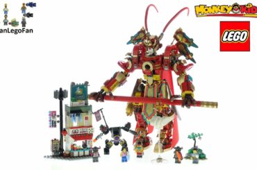 LEGO Monkie Kid 80012 Monkey King Warrior Mech - Lego Speed Build