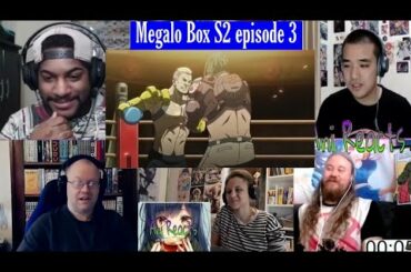 Nomad: Megalo Box 2 Episode 3 メガロボクス 2期 3話 REACTION MASHUP