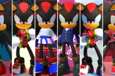 Mario & Sonic at the Olympic Games Tokyo 2020 - All Shadow Outfits