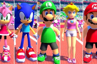 Mario & Sonic at the Olympic Games Tokyo 2020 - Triple Jump (All Characters)