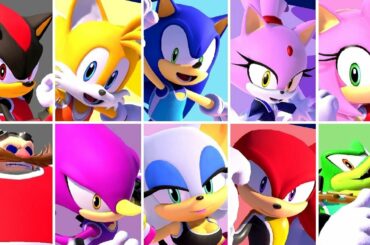 Mario & Sonic at the Olympic Games Tokyo 2020 - All Team Sonic Characters