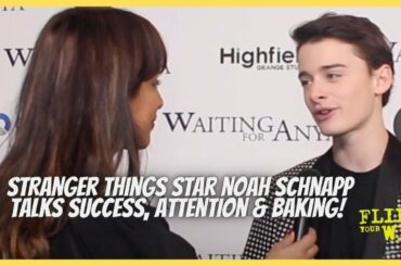 NOAH SCHNAPP 'Stranger Things' star on new movie 'Waiting For Anya' and Season 4!