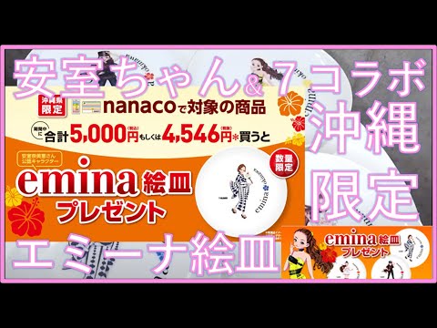 安室奈美恵アム活 沖縄限定販売 セブンイレブン エミーナ絵皿開封 安室ちゃんグッズ開封動画 Tkhunt