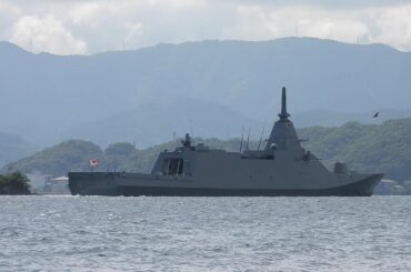 Stealth Frigate Ship 舞鶴 新造艦 やはぎ 初来航 もがみ型 護衛艦 海上自衛隊 FFM ステルス艦