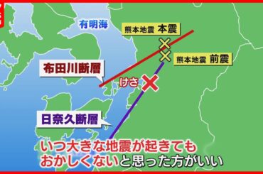 八代市などで震度4『再び大地震のリスクは?』震源近くには"切迫度Sランク"の断層帯