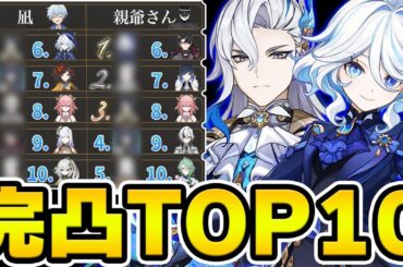 【原神】全キャラ完凸の親爺さんと完凸おすすめキャラTOP10を考察！【Genshin Impact】