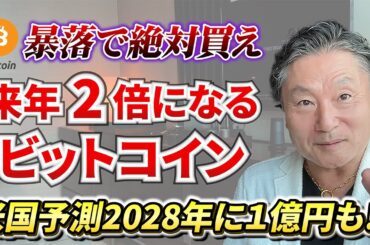 【暴落中】ビットコインは今から買うべきか⁉︎「暗号資産の未来」を予測　#投資 #お金  #bitcoin