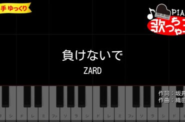 【ピアノ初心者】負けないで / ZARD【片手ゆっくり・簡単ドレミ付き】