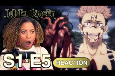 SUKUNA!!! WHAT THE HELL!!? | Jujutsu Kaisen Season 1 Episode 5 Reaction