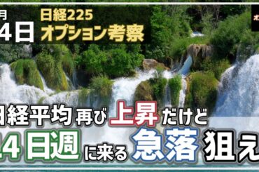 【日経225オプション考察】10/14 日経平均 再び上昇だけど、必ずくる14日週の急落展開で買い迎え！