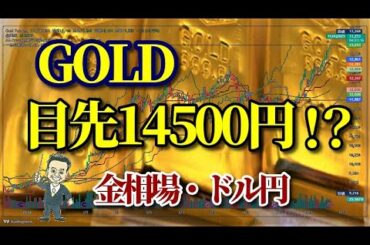 【金相場】【ドル円】史上最高値更新中の金に咲かることなかれ！？